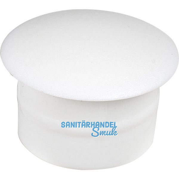 Abdeckkappe f�r Blindl�cher, Au�en-� 15, Schaft-� 12, Kunststoff wei� RAL 9010