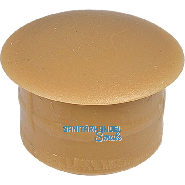 Abdeckkappe f�r Blindl�cher, Au�en-� 15, Schaft-� 12, Kunststoff Buche natur