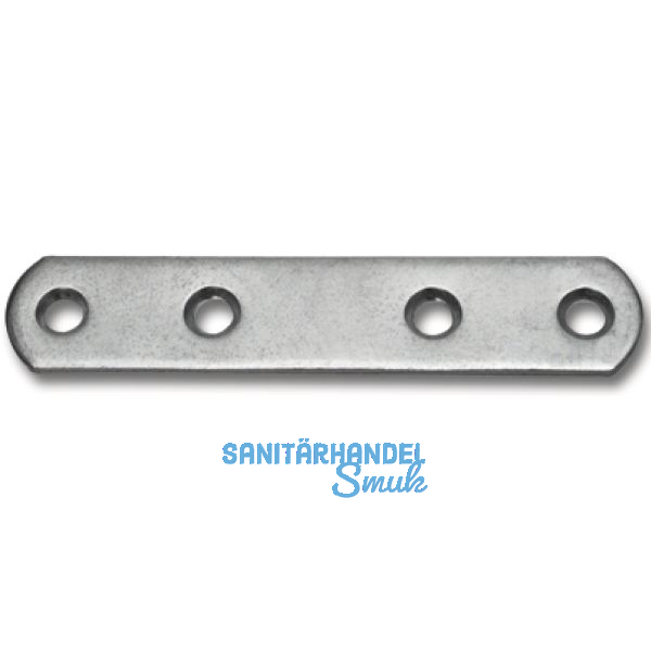 Verbindungsplatte, L 80, B 14, Materialst�rke 2, Stahl verzinkt