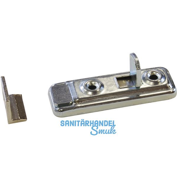 DORMAKABA M�belriegel gerade, 20x60, Stahl silberfarbig