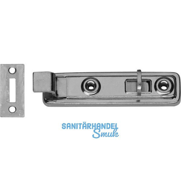 DORMAKABA M�belriegel gekr�pft, 20x80, Stahl silberfarbig