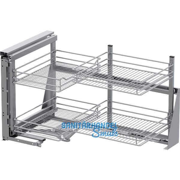 VS COR Fold Eckauszug Set Classic KB 900 mm links Silber