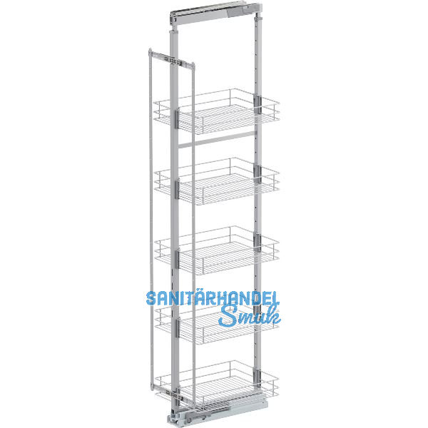 VS TAL Larder 6 Hochschrankauszug Set Classic KB 400 mm Silber