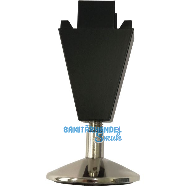 VOLPATO Stili Sockelfu� 90 mm Aluminium schwarz eloxiert