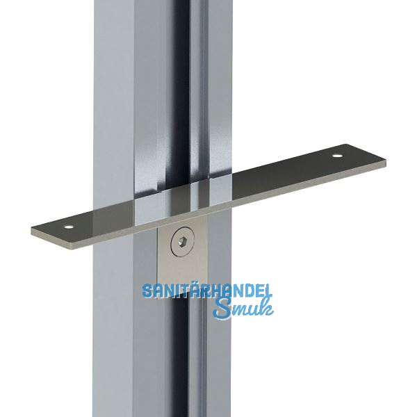 VOLPATO Stili Tablartr�ger f�r Holzregale, Aluminium schwarz eloxiert