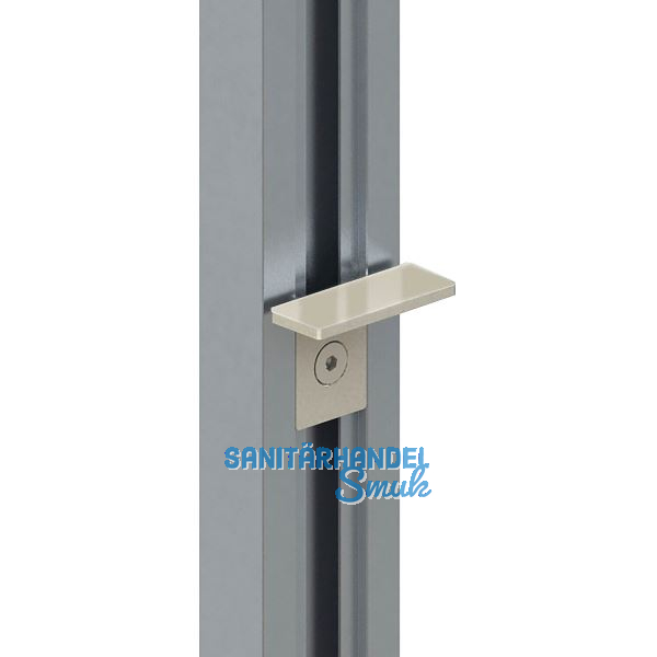 VOLPATO Stili Tablartr�ger f�r Glassregale, Aluminium schwarz eloxiert