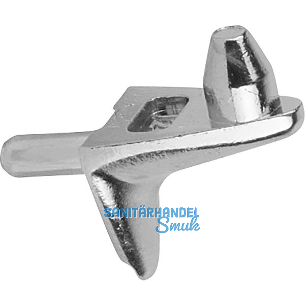 Steckbodentr�ger Winkel 3, Bohr � 3mm, Zink vernickelt