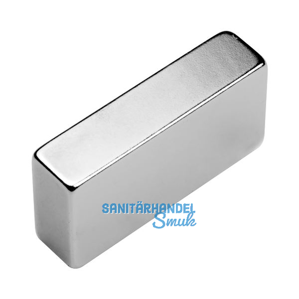 Quadermagnet 40x20x10mm, Haftkraft 25 kg