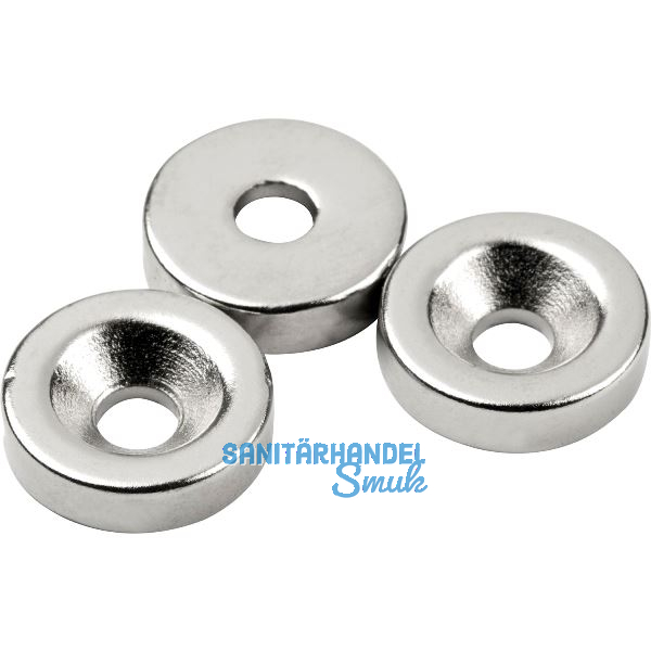 Scheibenmagnet mit Bohrung ؠ15�mm H 4mm