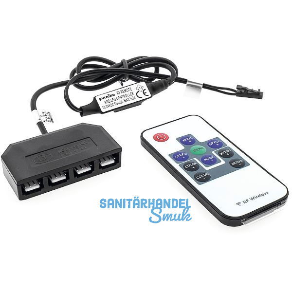 Funkfernbedienung Mini RGB inkl. Empf�nger, 12 VDC max. 24 W