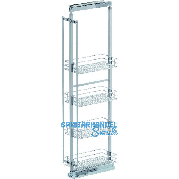 VS TAL Larder 5 Hochschrankauszug Set Saphir KB 300 mm Silber/Chrom