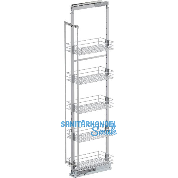 VS TAL Larder 6 Hochschrankauszug Set Saphir KB 300 mm Silber