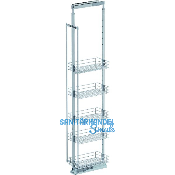 VS TAL Larder 7 Hochschrankauszug Set Saphir KB 300 mm Silber