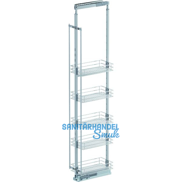 VS TAL Larder 7 Hochschrankauszug Set Saphir KB 300 mm Silber/Chrom