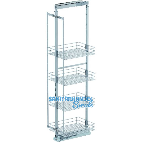 VS TAL Larder 5 Hochschrankauszug Set Saphir KB 400 mm Silber