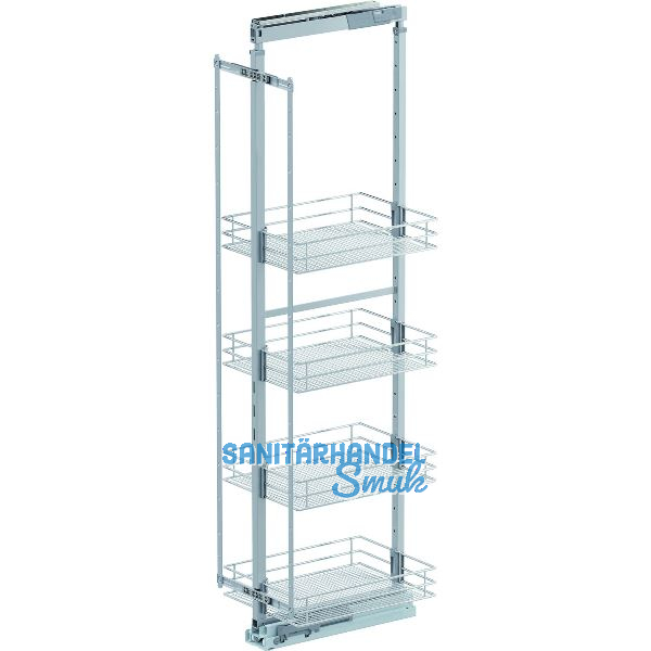 VS TAL Larder 5 Hochschrankauszug Set Saphir KB 400 mm Silber/Chrom