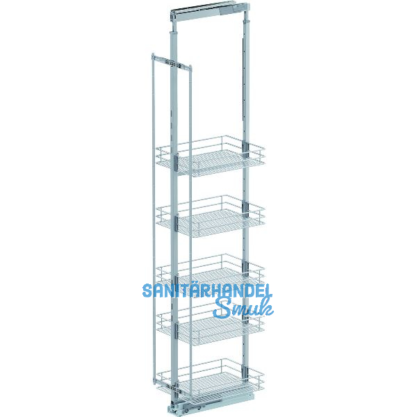 VS TAL Larder 7 Hochschrankauszug Set Saphir KB 400 mm Silber