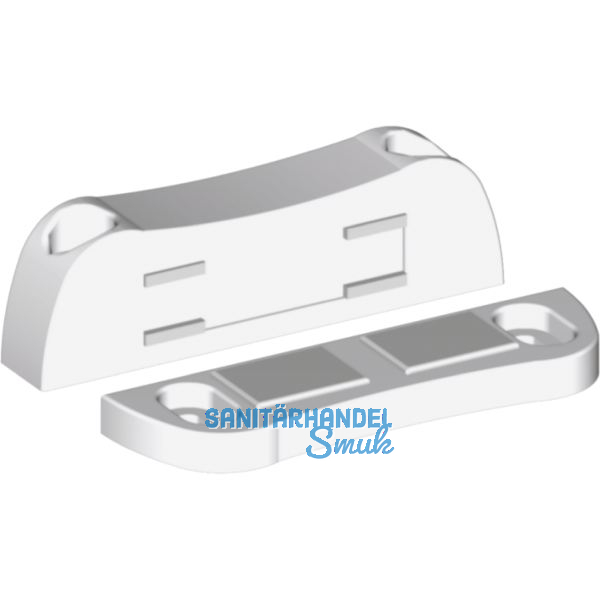 Magnetschnapper massiv, mit Gegenst�ck KS+bewegl.Metallpl., HK 6kg, KS wei�