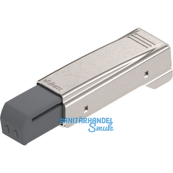 BLUM BLUMOTION 973A, Aufsteckteil-Scharnier gerader Bandarm, Stahl vernickelt