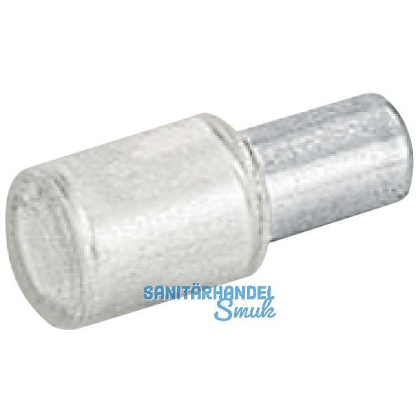 HETTICH Glasbodentr�ger 5 mm Stahl vernickelt mit Kunststoffh�lse