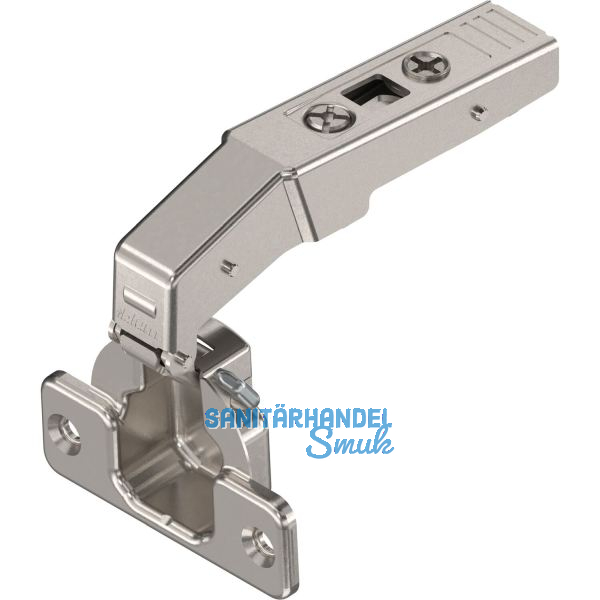 BLUM CLIP top Stollenscharnier 95�, 3mm gekr�pft ohne Feder, Schrauben