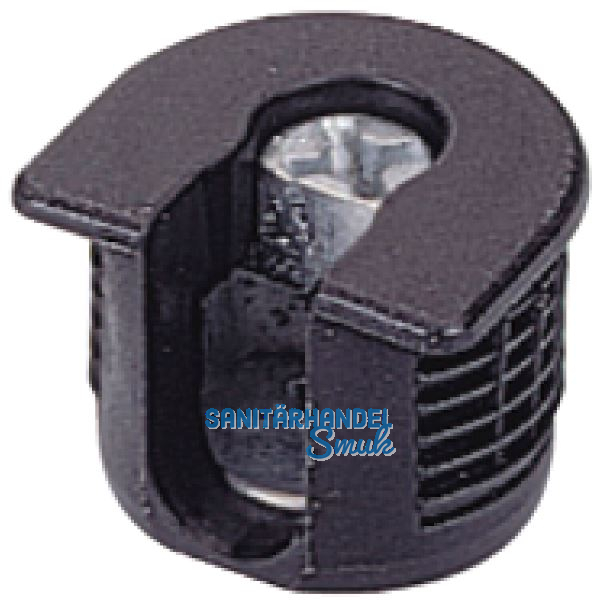 HETTICH VB 35 Exzenter-Verbindungsbeschlag Plattenst�rke 19 schwarz