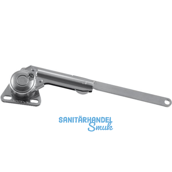 LAMP� Hochstellst�tze NSDX 35, LINKS, �ffnungswinkel 80�-90�-100�,FE vernickelt