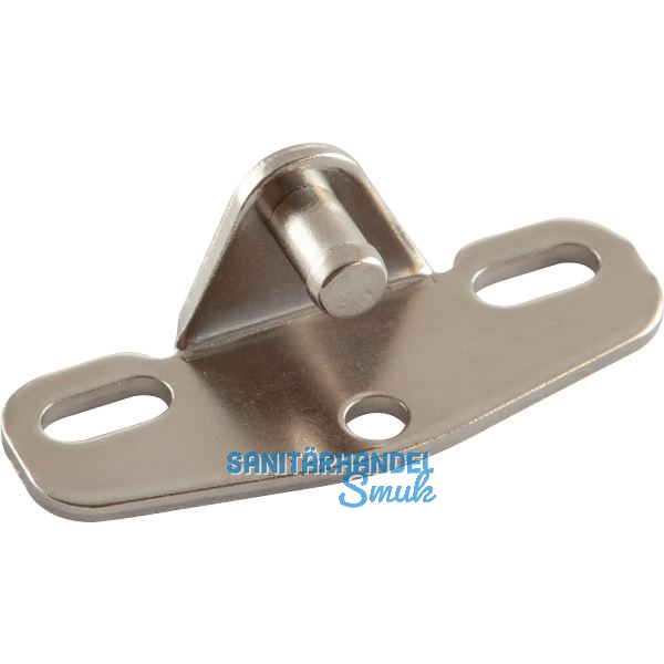 LAMP� Befestigungswinkel f�r Holzfront, Stahl vernickelt