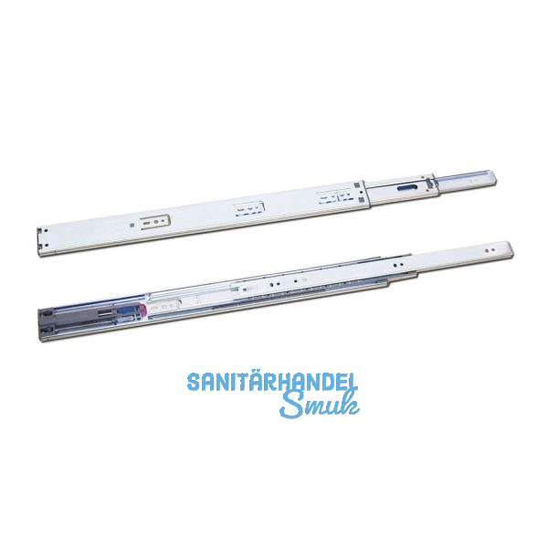 Kugelk�figf�hrung L46199 Vollauszug-Softclose, L�nge 600mm, Stahl verzinkt