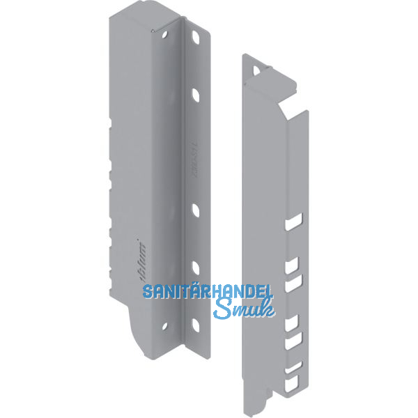 BLUM TANDEMBOX antaro R�ckwandhalter, H�he D, grau RAL9006