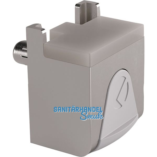 ITALIANA FERRAMENTA Glasbodentr�ger KUBIC zum Stecken, Bohr �3 mm, vernickelt