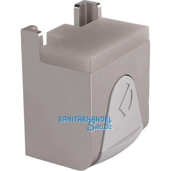 ITALIANA FERRAMENTA Glasbodentr�ger KUBIC zum Schrauben Glas 4-8mm, vernickelt