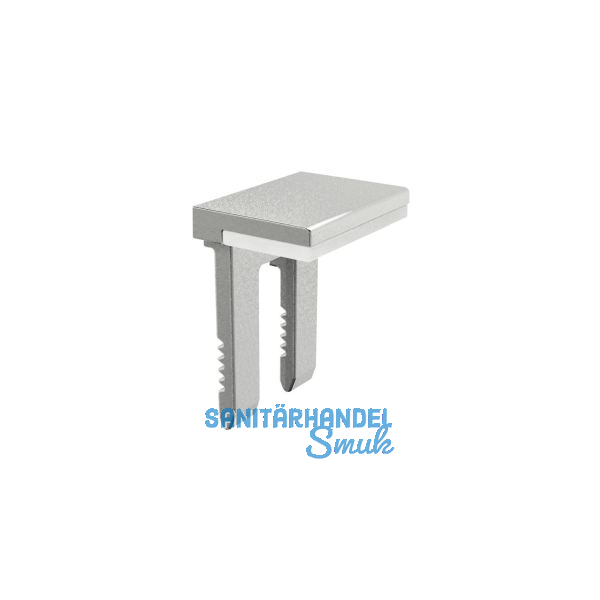 ITALIANA FERRAMENTA Oberteil zu Glasbodentr�ger KUBIC, Zamak vernickelt