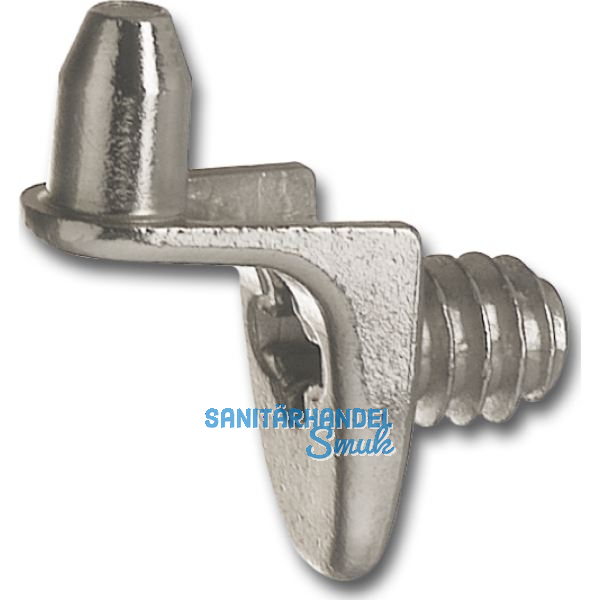 Bodentr�ger Drill zum Anschrauben, Bohr � 5 mm, Zink vernickelt, VPE 100 ST