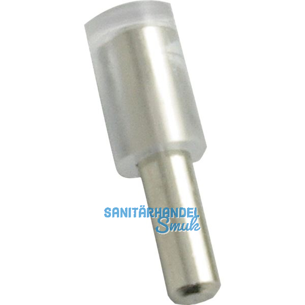 Glasbodentr�ger Claudia zum Stecken, Bohr � 3 mm, Stahl vernickelt