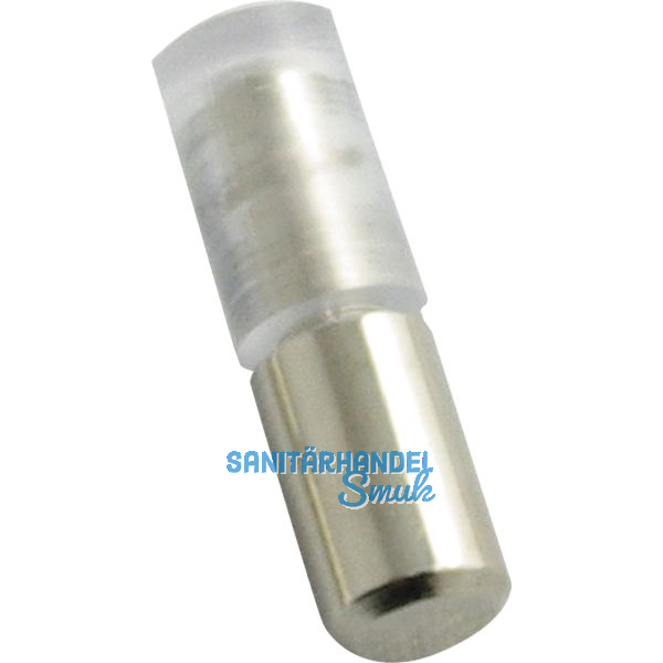 Glasbodentr�ger Claudia zum Stecken, Bohr � 5 mm, Stahl vernickelt