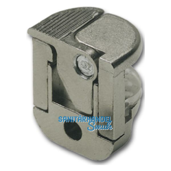 EFFEGI BREVETTI Glasbodentr�ger Alfa Glass Lock Stop zum Stecken �5mm vernickelt