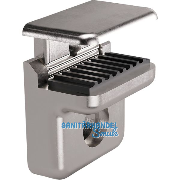 ITALIANA FERRAMENTA Glasbodentr�ger Pull zum Anschrauben Glas 5-8mm VPE 100 ST