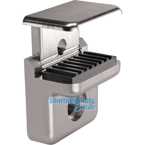 ITALIANA FERRAMENTA Glasbodentr�ger Pull zum Anschrauben Glas 10-15mm VPE 100 ST