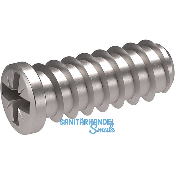 ITALIANA FERRAMENTA Befestigungsschraube - Euroschraube 6 x 10.5 mm, VPE 100 ST