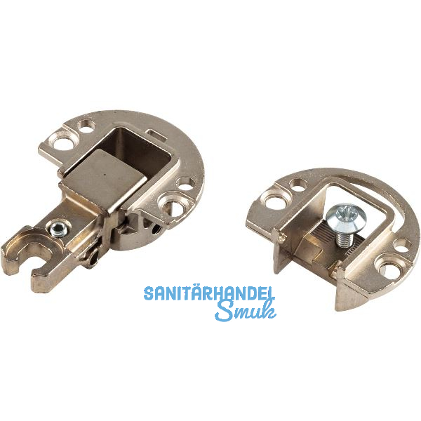 KIMANA SKIN Klappenband, 3-teilig, Zamak vernickelt