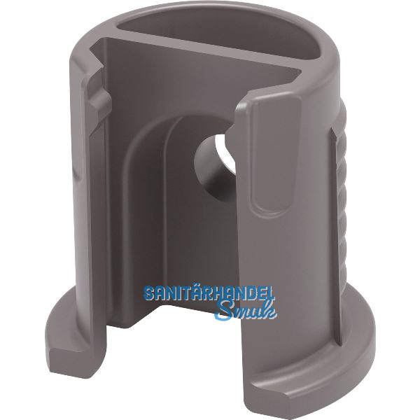 Einbohrteil Maori, Tablarst�rke 19 mm, Bohr � 11/14 mm, Kunststoff grau