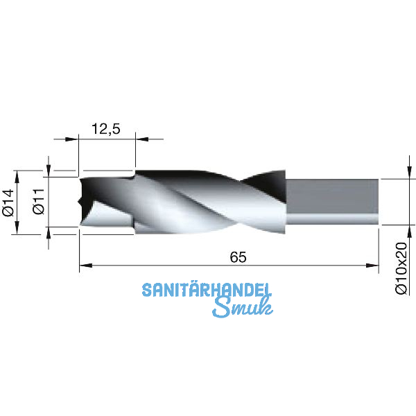 HSS Stufenbohrer Maori 11/14 mm