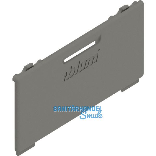 BLUM MERIVOBOX Abdeckkappe Zarge innen, Indiumgrau