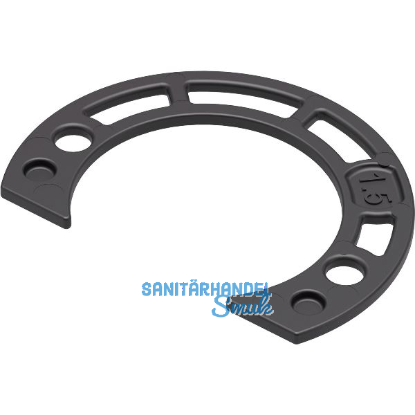 KIMANA SKIN Distanzplatte zu Klappenband, H�he 1,5 mm, Kunststoff anthrazit