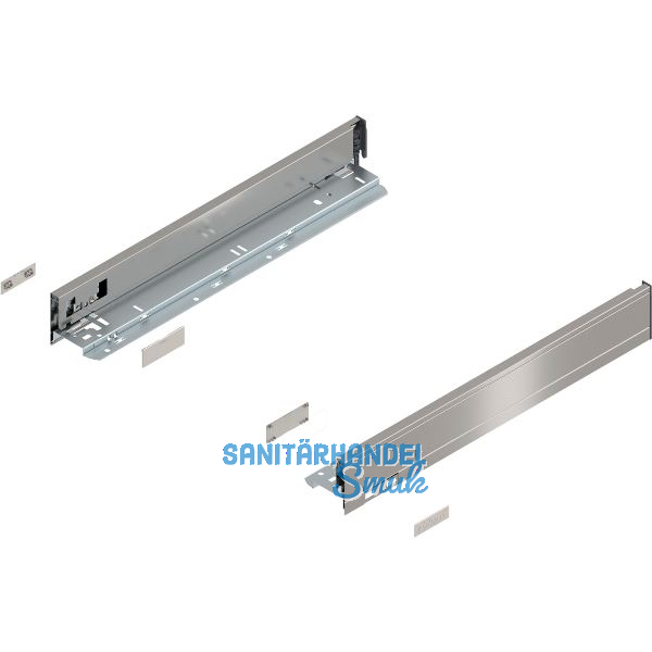 BLUM LEGRABOX pure Zarge H�he N, NL 450, INOX (Anti-Fingerprint)