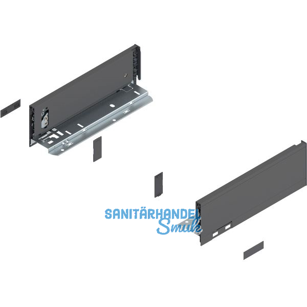 BLUM LEGRABOX pure Zarge H�he M, NL 270, Oriongrau-matt