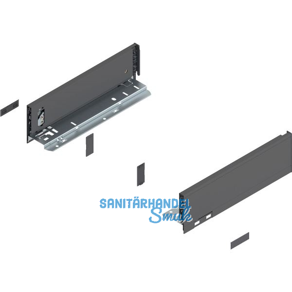 BLUM LEGRABOX pure Zarge H�he M, NL 300, Oriongrau-matt