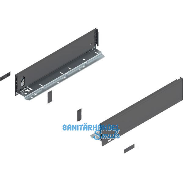 BLUM LEGRABOX pure Zarge H�he M, NL 400, Oriongrau-matt