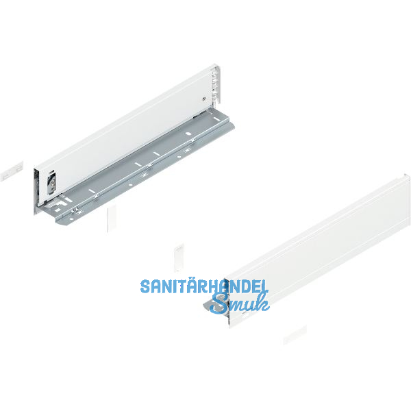 BLUM LEGRABOX pure Zarge H�he M, NL 400, Seidenwei�-matt